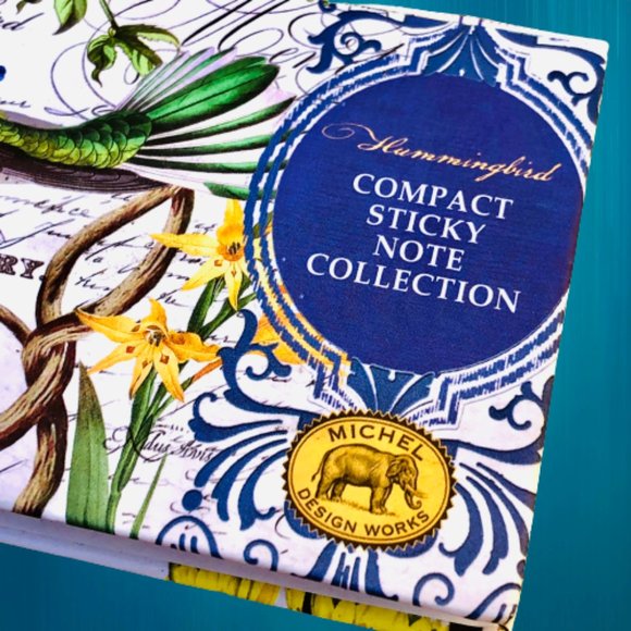 Hummingbird Compact Sticky Notes + Sticky Flags + Memo Pad Michel Design Works - Picture 7 of 10